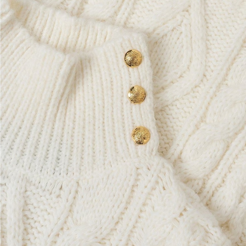 Ralph Lauren Cable knit Poncho - Picture 5 of 5